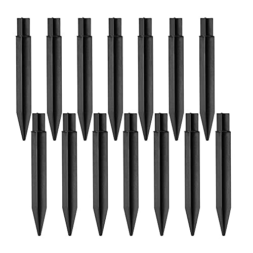 10pcs Path Light Replacement Stakes Ground Solar Torch Light Spikes Black 
